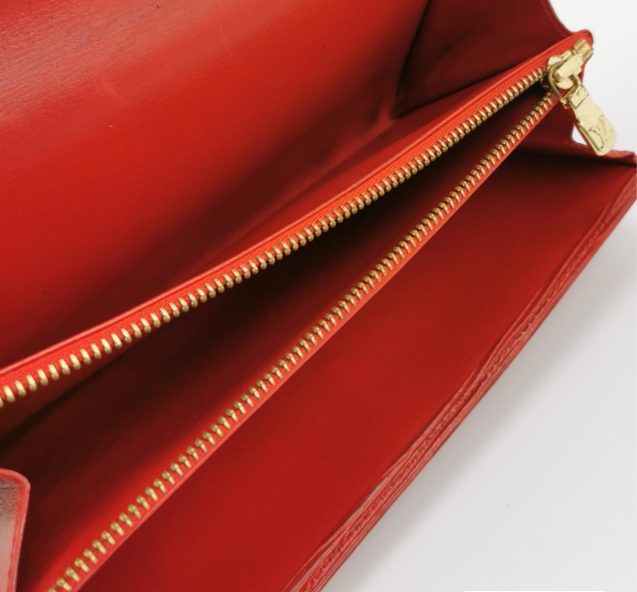 Preloved Louis Vuitton (LV)  Wallet 1995year red 24062178756620