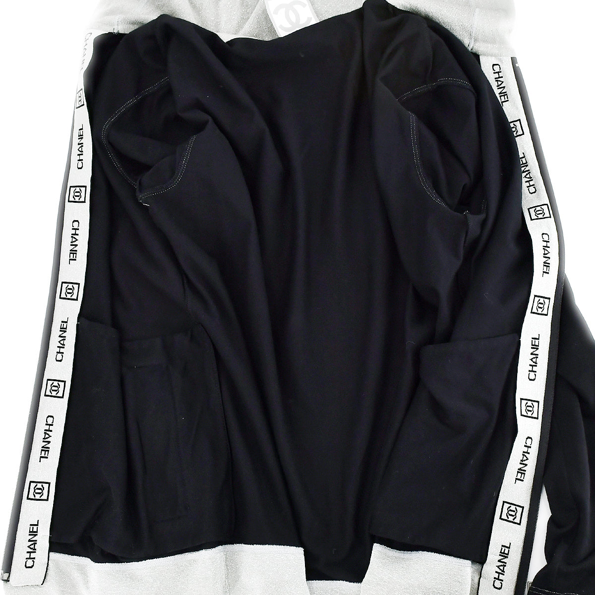 Chanel Spring 2006 Sport Line Hoodie Zip Up Top #40