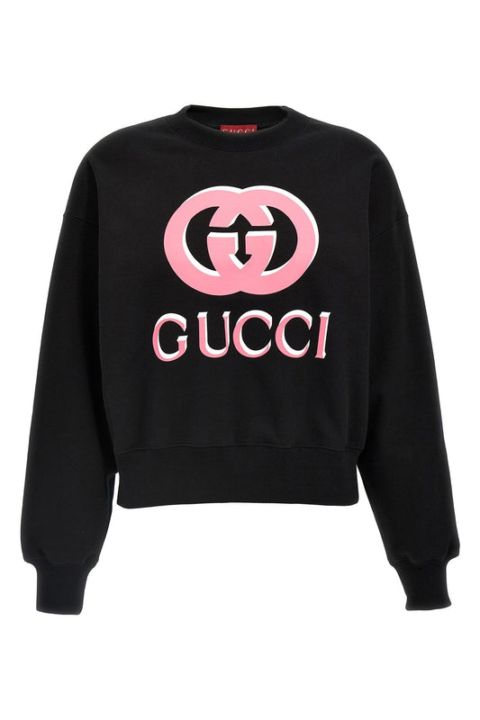Gucci Women Logo Print Sweatshirt