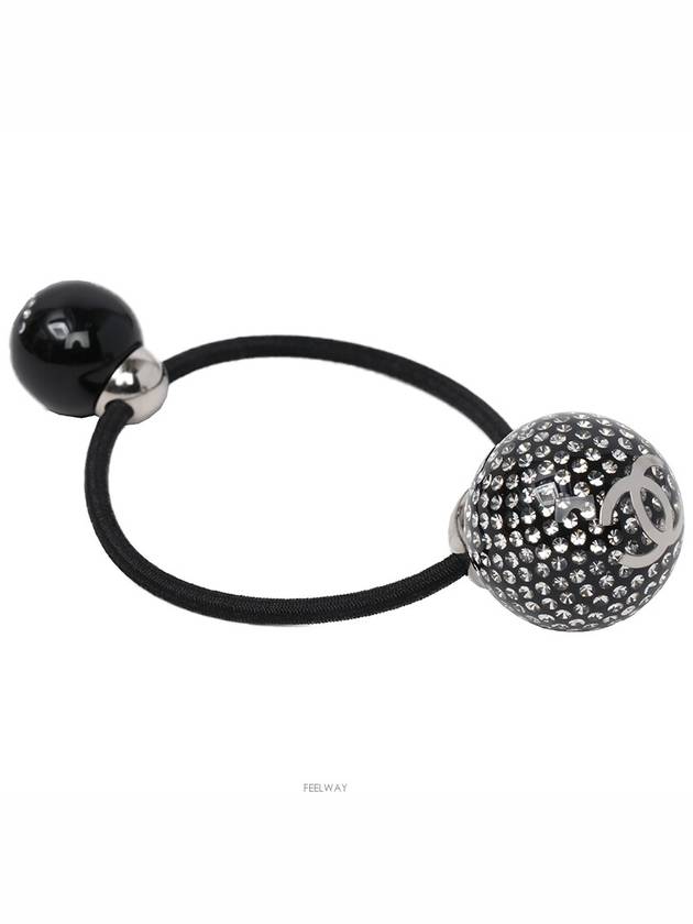 crystal ball hair scrunchie Chanel