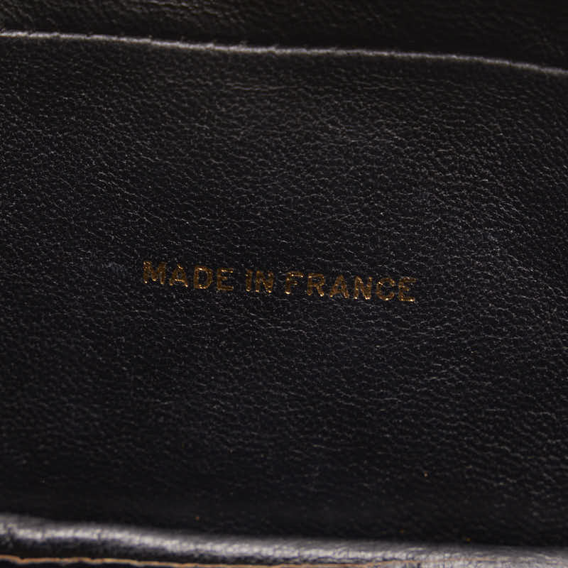 Chanel Vintage Tassel Flap Shoulder Bag in Lambskin Black