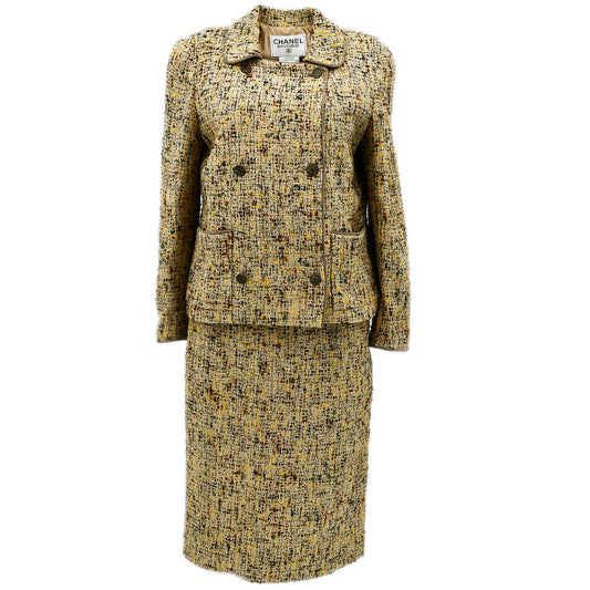 Chanel Fall 1998 jacket skirt suit #40