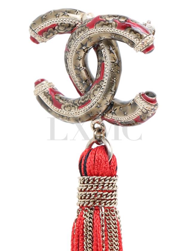 Brooch Tassel CC Logo GD Chanel