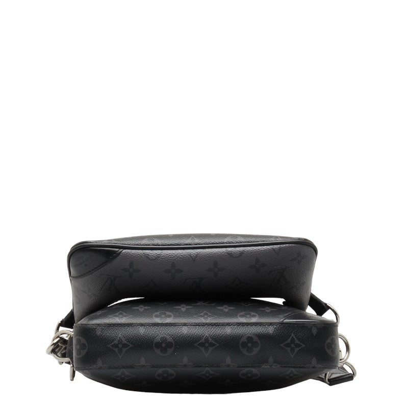 Louis Vuitton Monogram Eclipse Reversee Triomessenger Shelter Bag M69443 Black Gr PVC Leather  Louis Vuitton