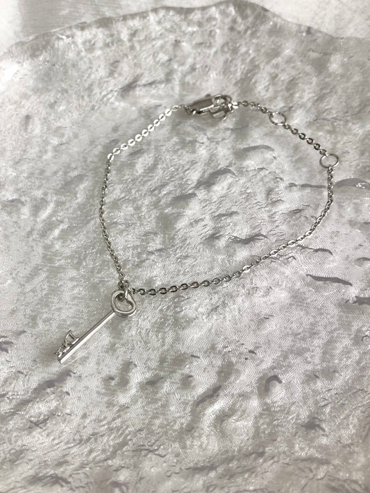Christian Dior Logo Bracelet Silver Vintage 6uc2tv
