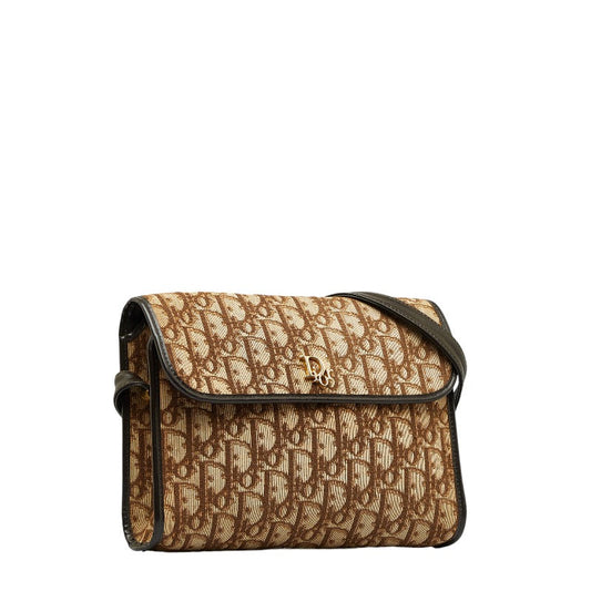 Oblique Canvas Shoulder Bag