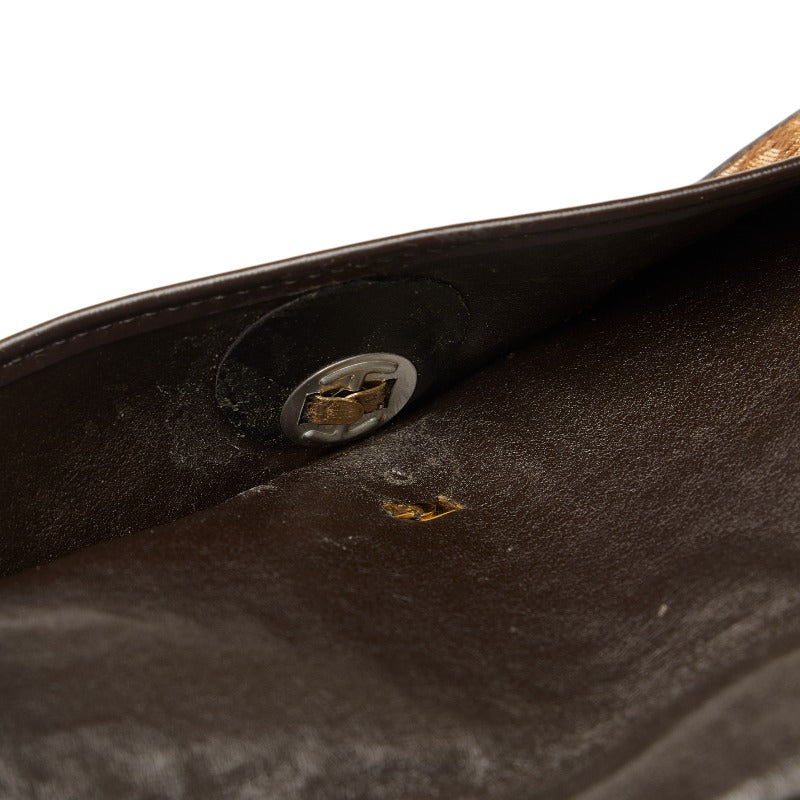 Oblique Canvas Shoulder Bag