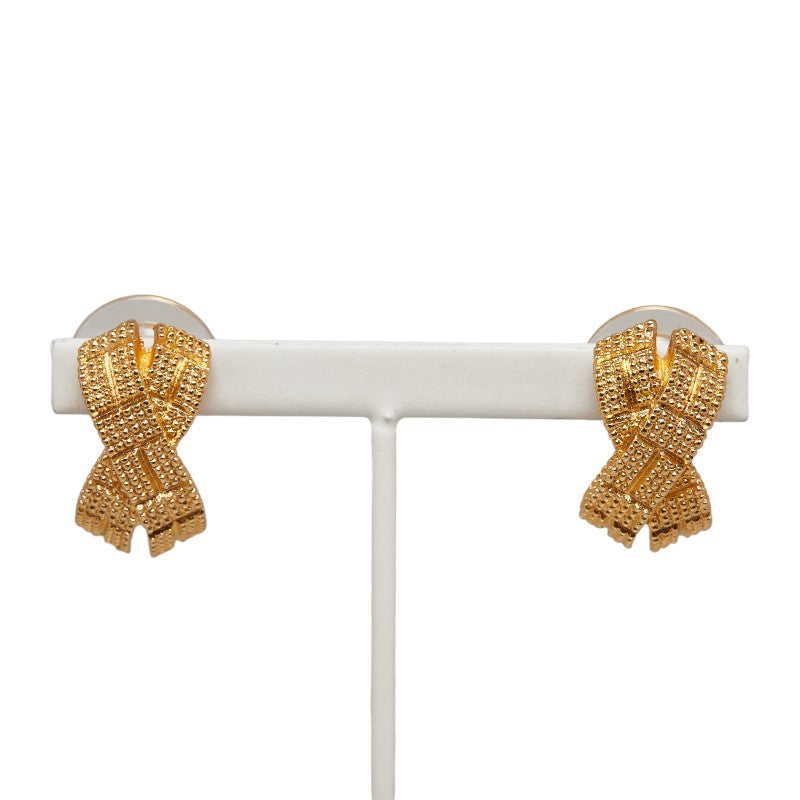 Crossed Stud Earrings