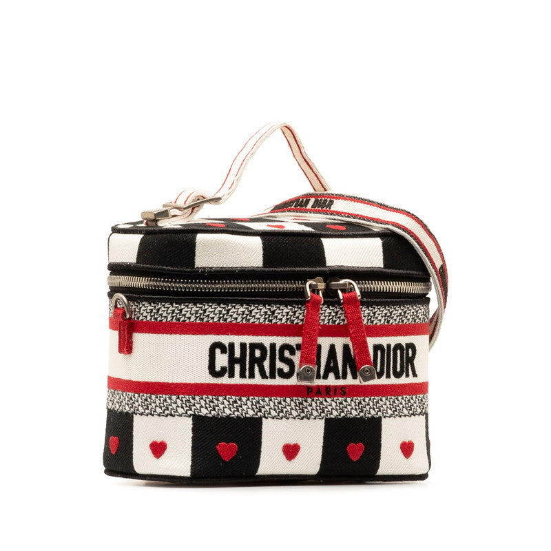 Dior Dioramour Vanity Case  Canvas Vanity Bag in Excellent condition