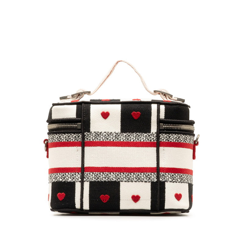 Dior Dioramour Vanity Case  Canvas Vanity Bag in Excellent condition