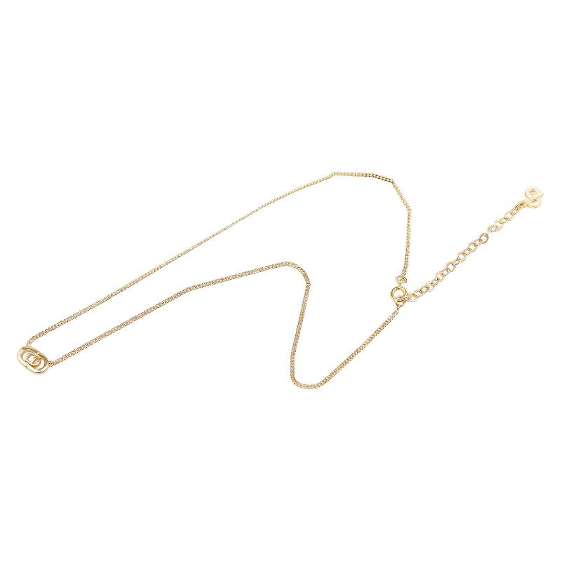Dior CD Logo Chain Necklace Metal Necklace in Excellent condition