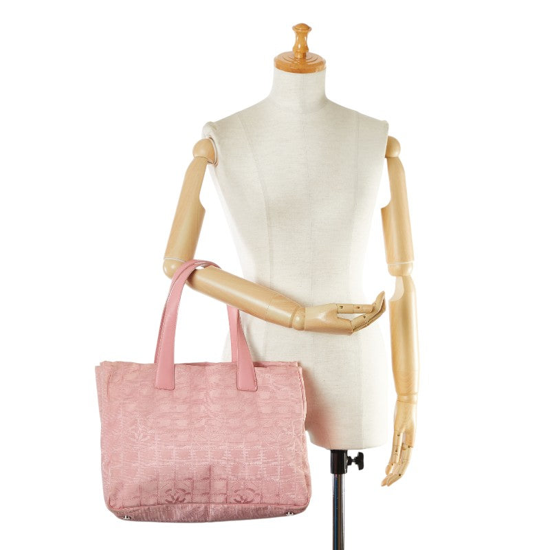 Chanel Nylon Leather Tote Bag