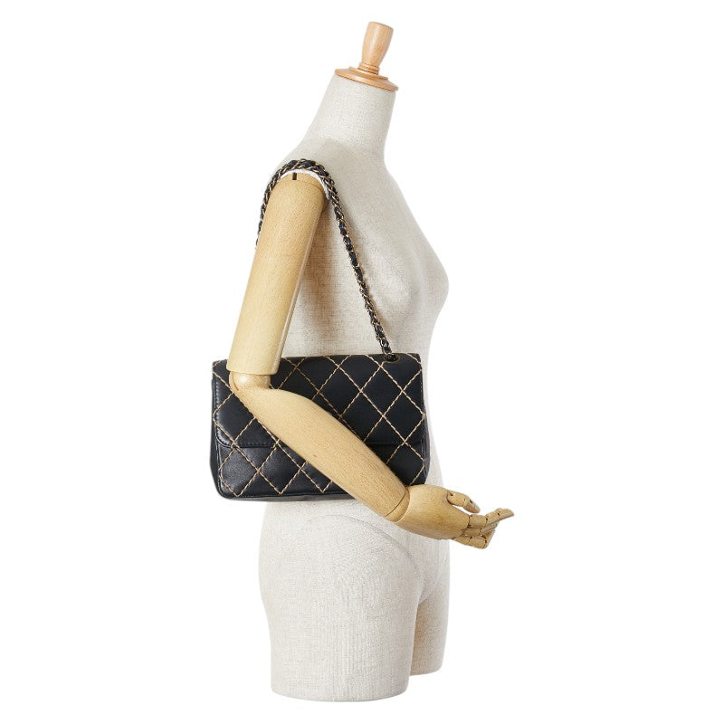 Chanel Wild Stitch Leather Shoulder Bag