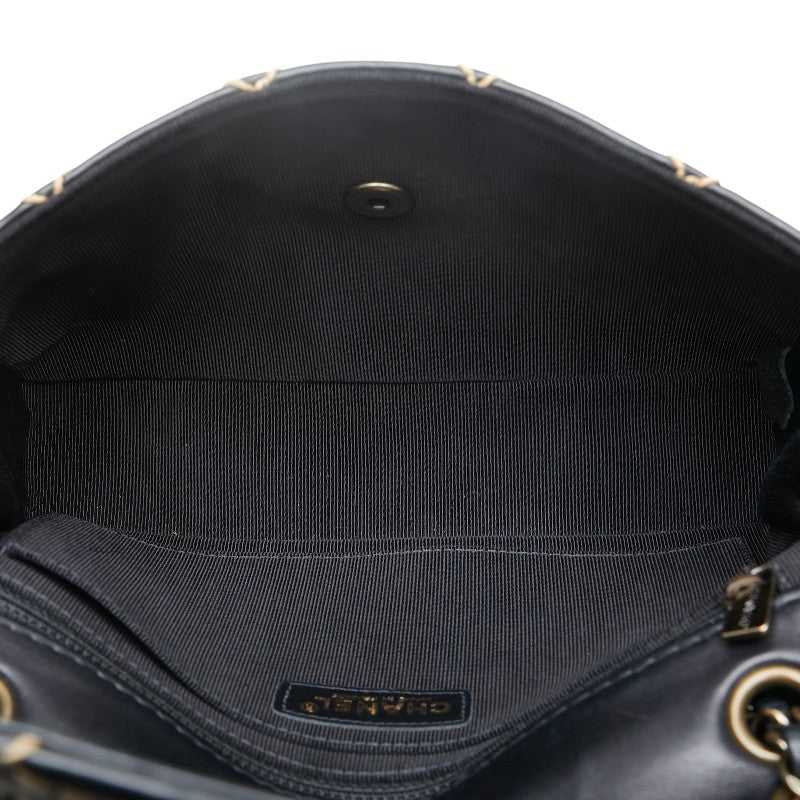 Chanel Wild Stitch Leather Shoulder Bag