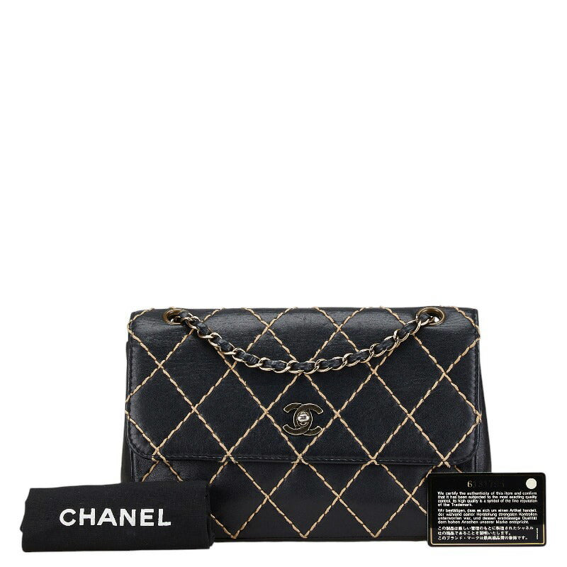 Chanel Wild Stitch Leather Shoulder Bag