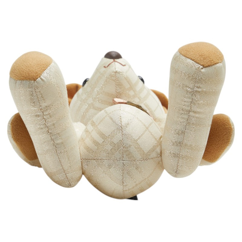 Burberry Nova Check Wool Leather Doll