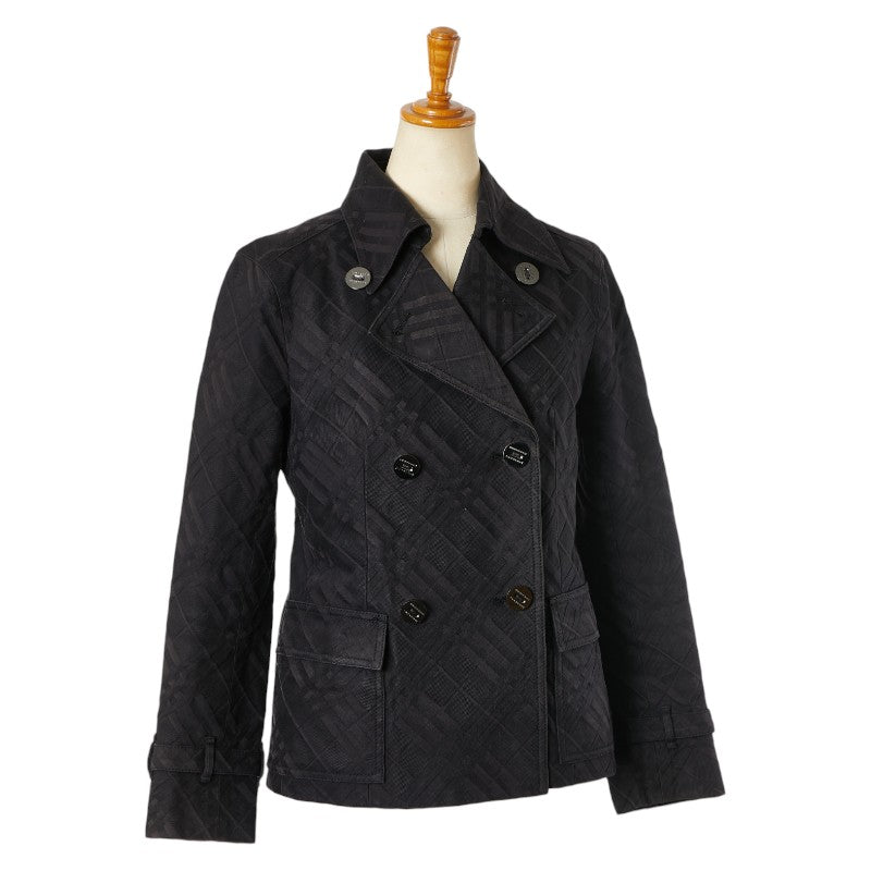 Burberry Check Cotton Polyurethane Jacket