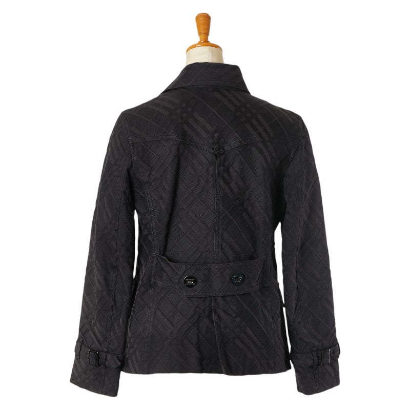 Burberry Check Cotton Polyurethane Jacket