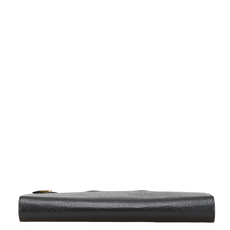 Burberrys Classic Check Lining Leather Briefcase