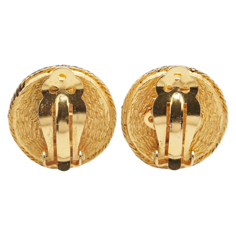 Chanel 1982 Rhinestone Earrings