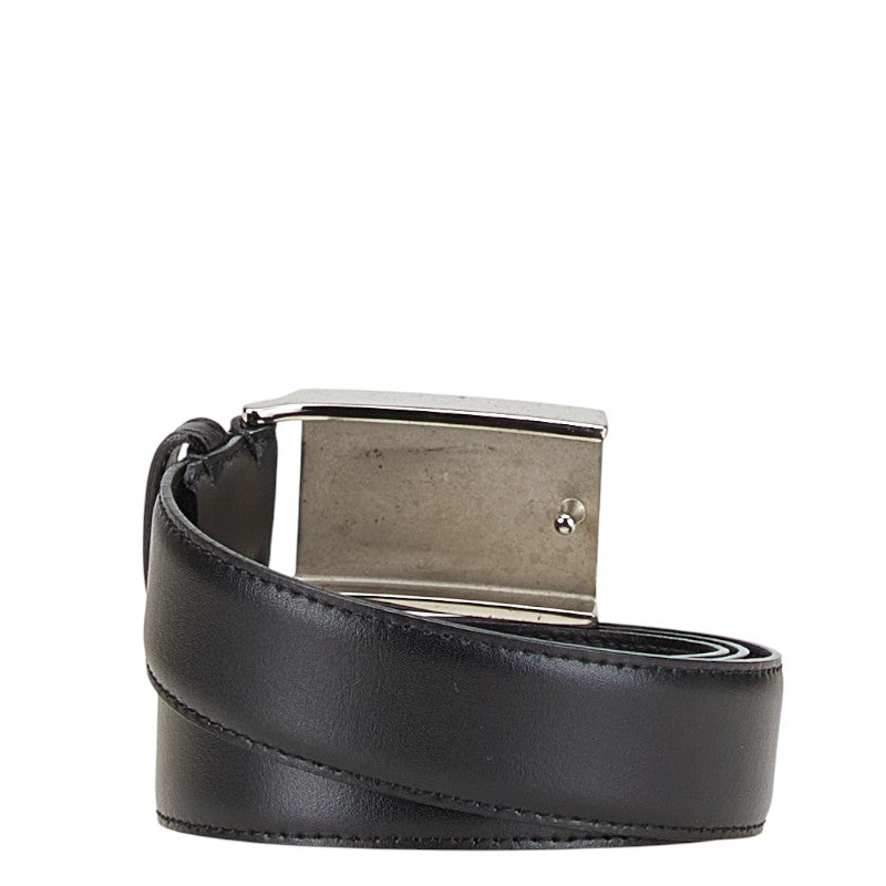 Burberry Logo Leather Belt