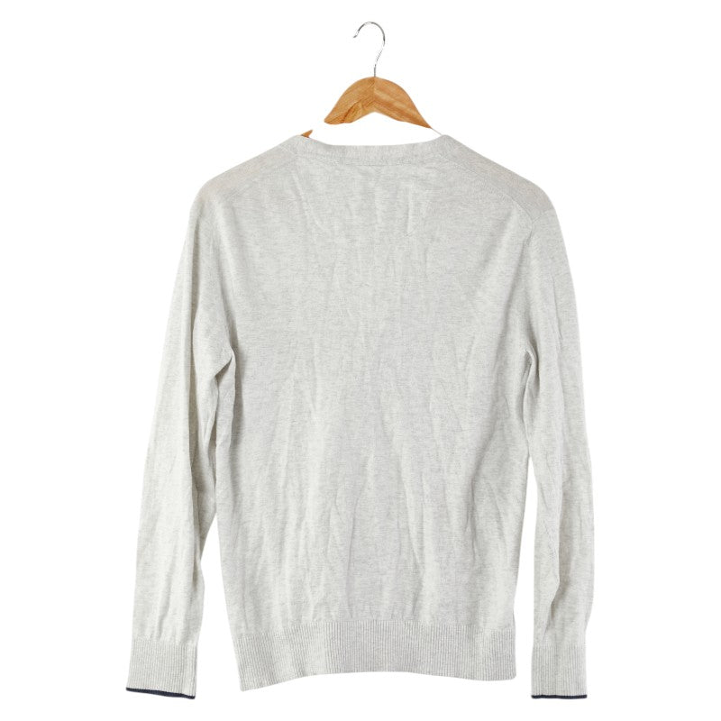 Burberry Black Label Embroidered Logo Cotton Cardigan