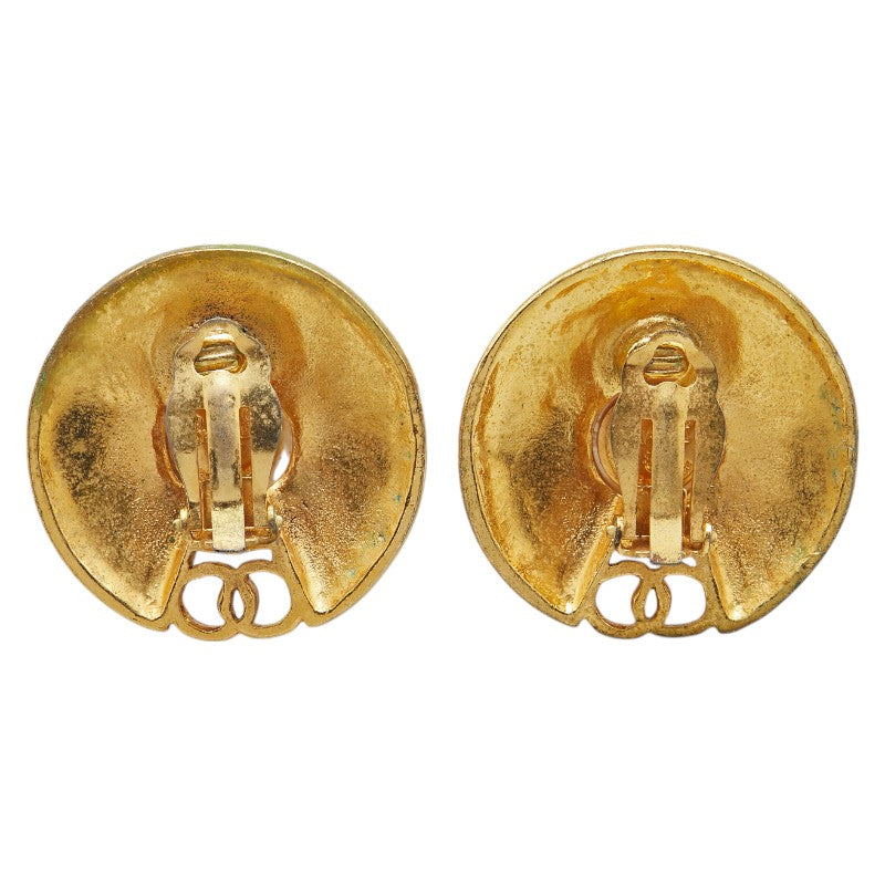 Chanel Coco Mark Pearl Earrings