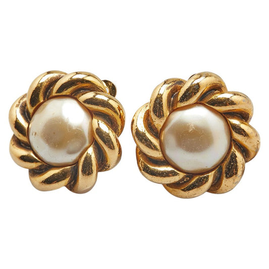 Chanel Camellia Earrings