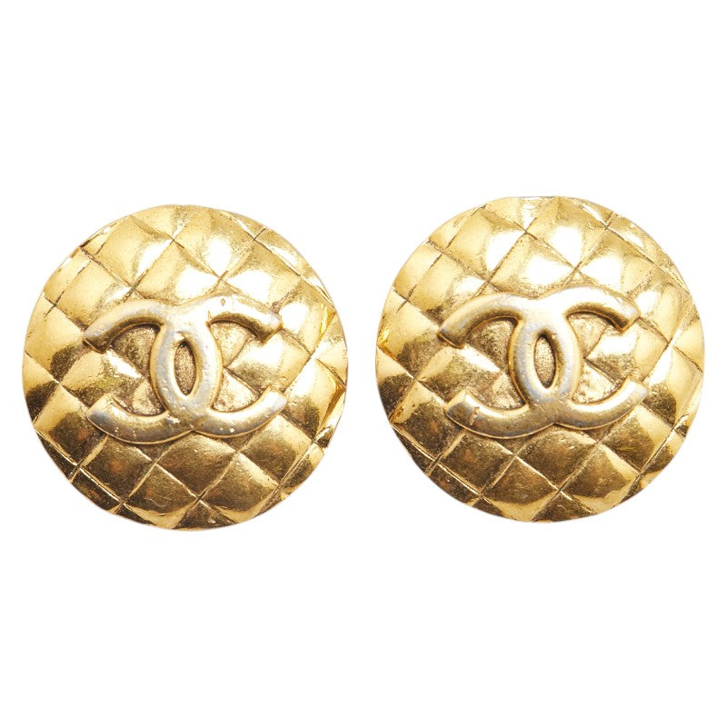Chanel Coco Mark Matelasse Earrings