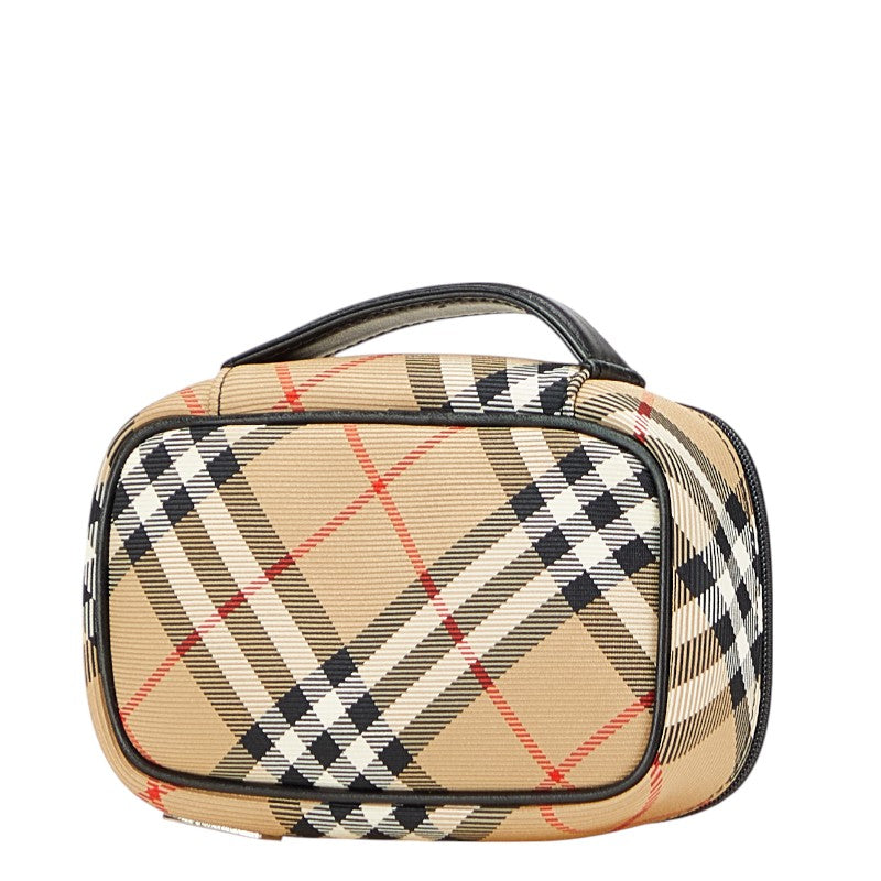 Burberry Nova Check Canvas Leather Pouch