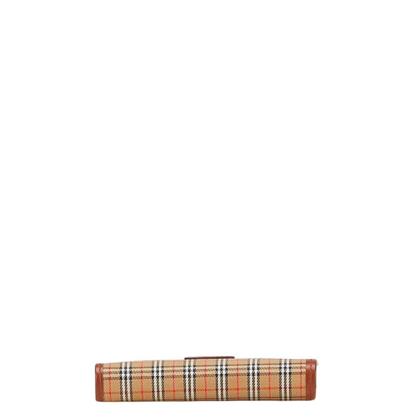 Burberry Nova Check Canvas Leather Wallet