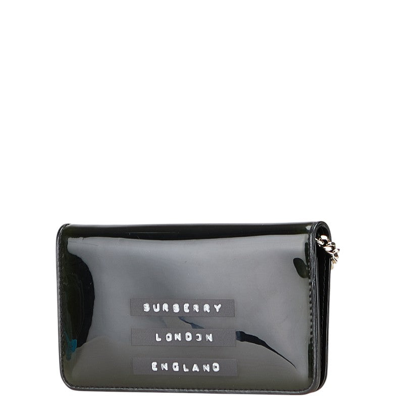 Burberry LOVE Enamel Leather Smartphone Wallet