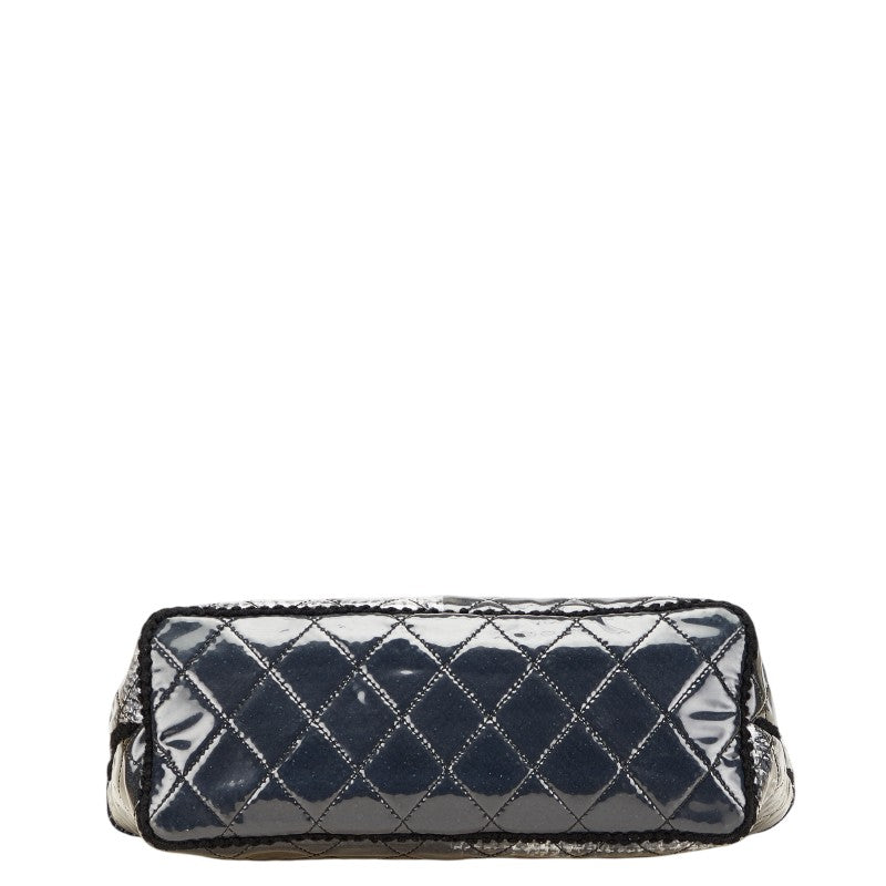 Chanel Matelasse Vinyl Tweed Tote Bag