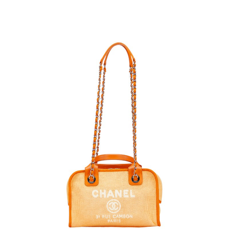 Chanel Deauville Canvas 2way Bag