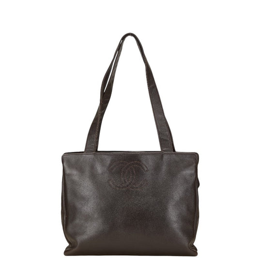 Chanel Coco Mark Lambskin Tote Bag