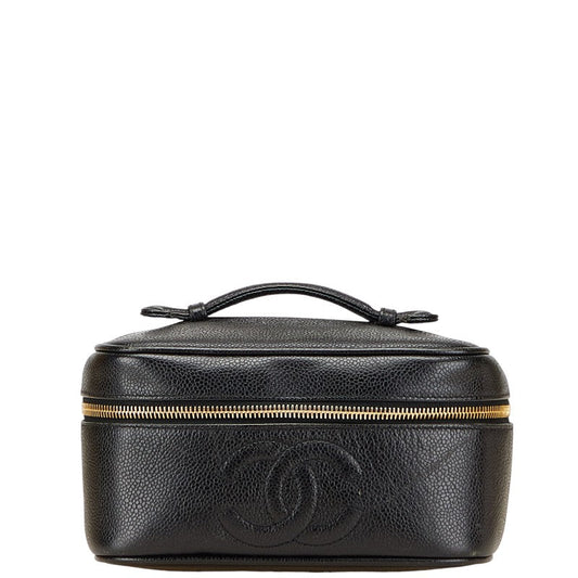 Chanel Coco Mark Caviar Skin Vanity Bag