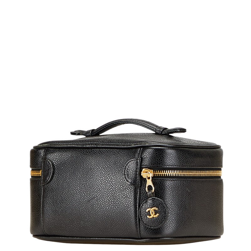 Chanel Coco Mark Caviar Skin Vanity Bag