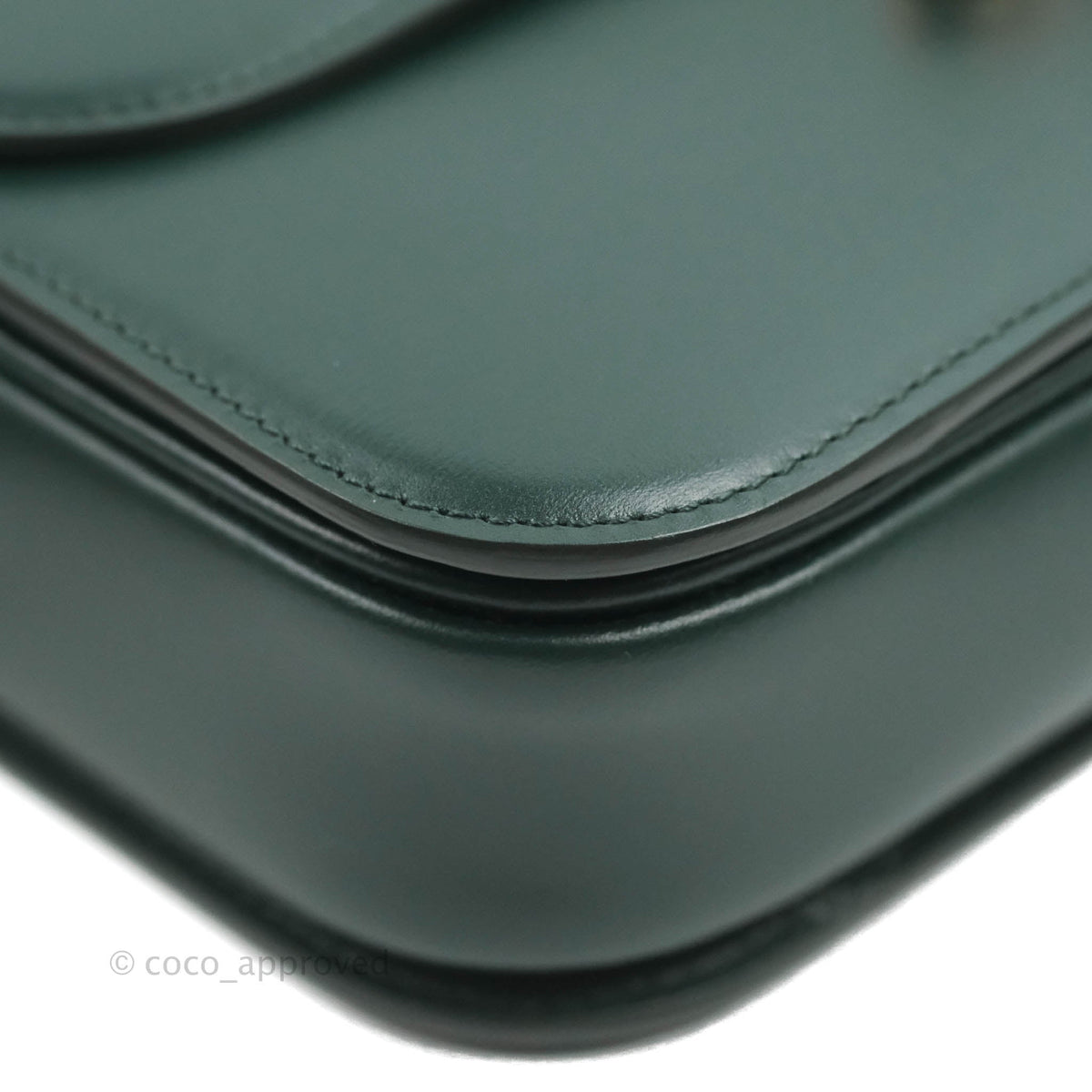 Celine Medium Triomphe Shiny Calfskin Amazone Green