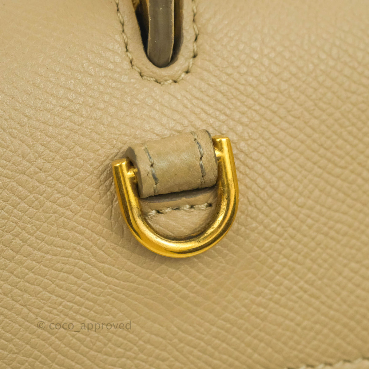 Celine Mini Belt Bag Dune Grained Calfskin Gold Hardware