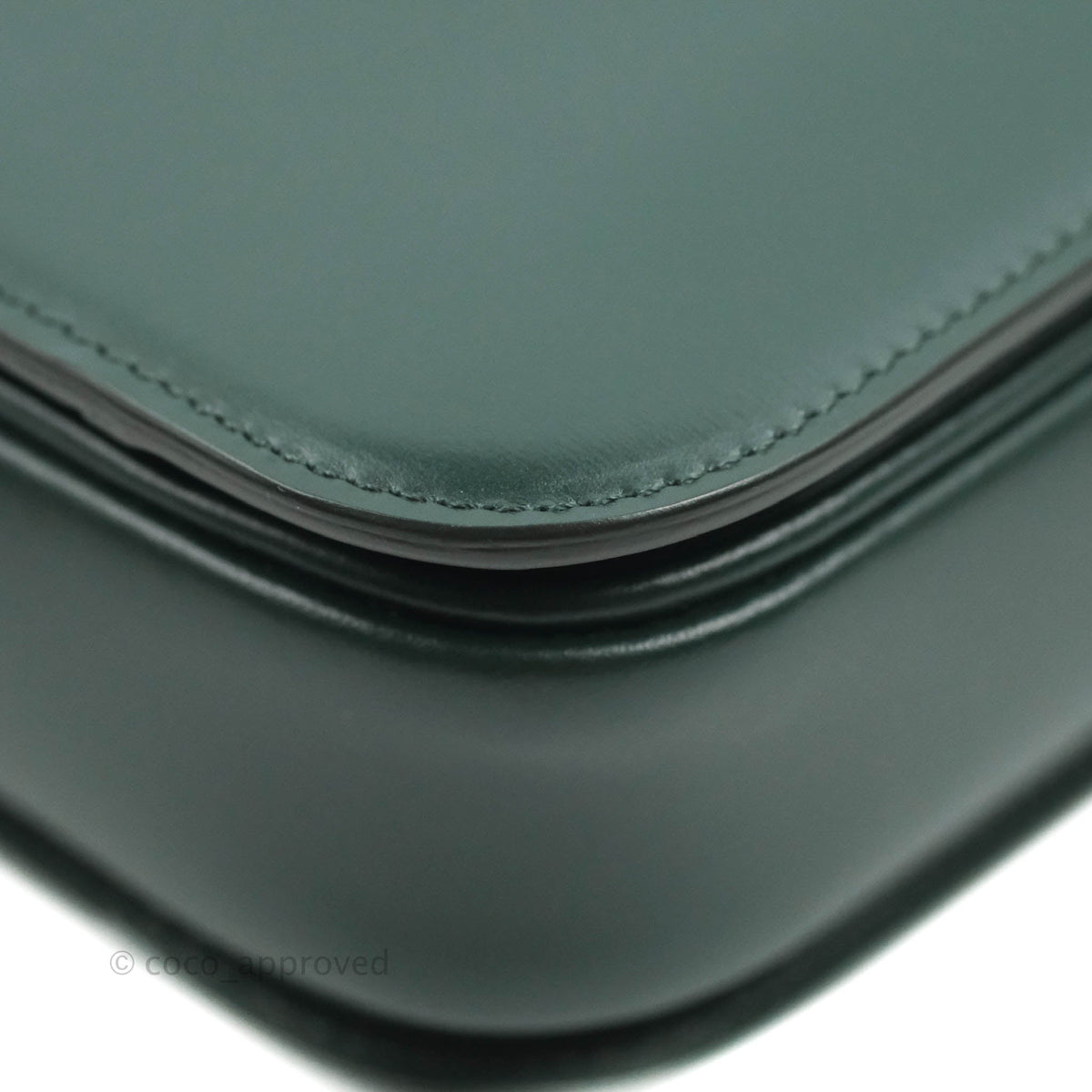Celine Medium Triomphe Shiny Calfskin Amazone Green