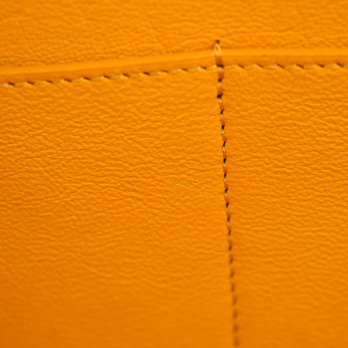 Celine Small Trapeze Bag Mustard Yellow Grained Calfskin