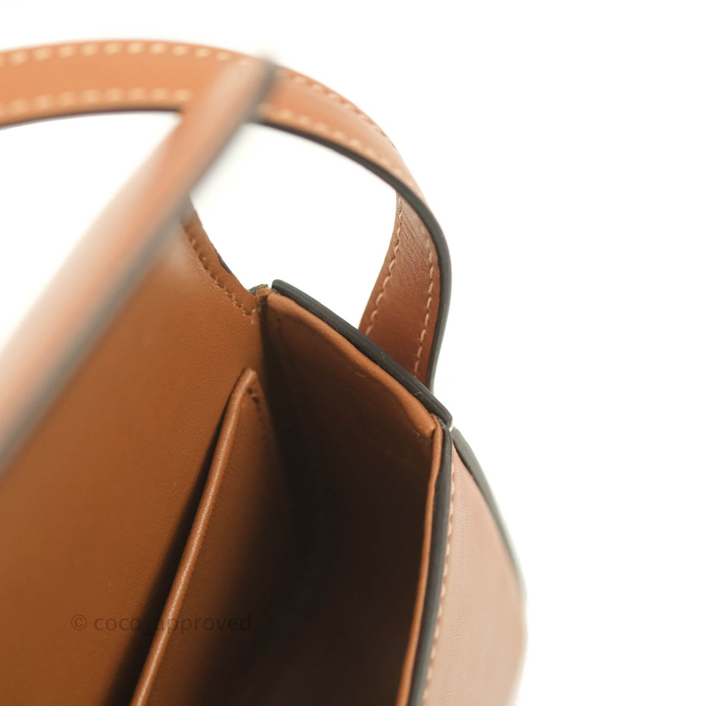 Celine Triomphe Shoulder Bag Tan Calfskin