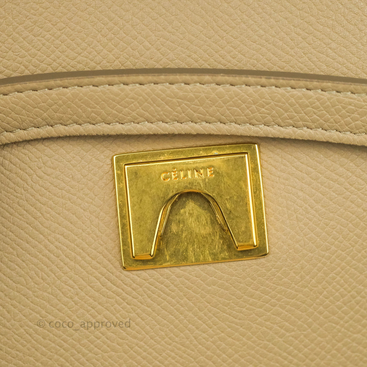 Celine Micro Belt Bag Light Taupe Grained Calfskin Gold Hardware
