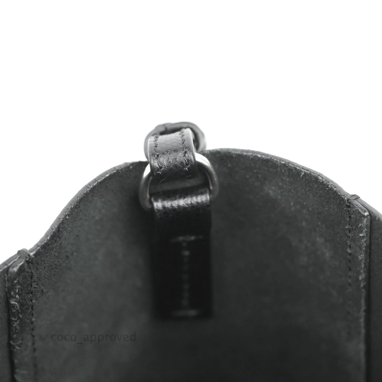 Celine Small Vertical Cabas Tote Black Grained Calfskin Silver Hardware