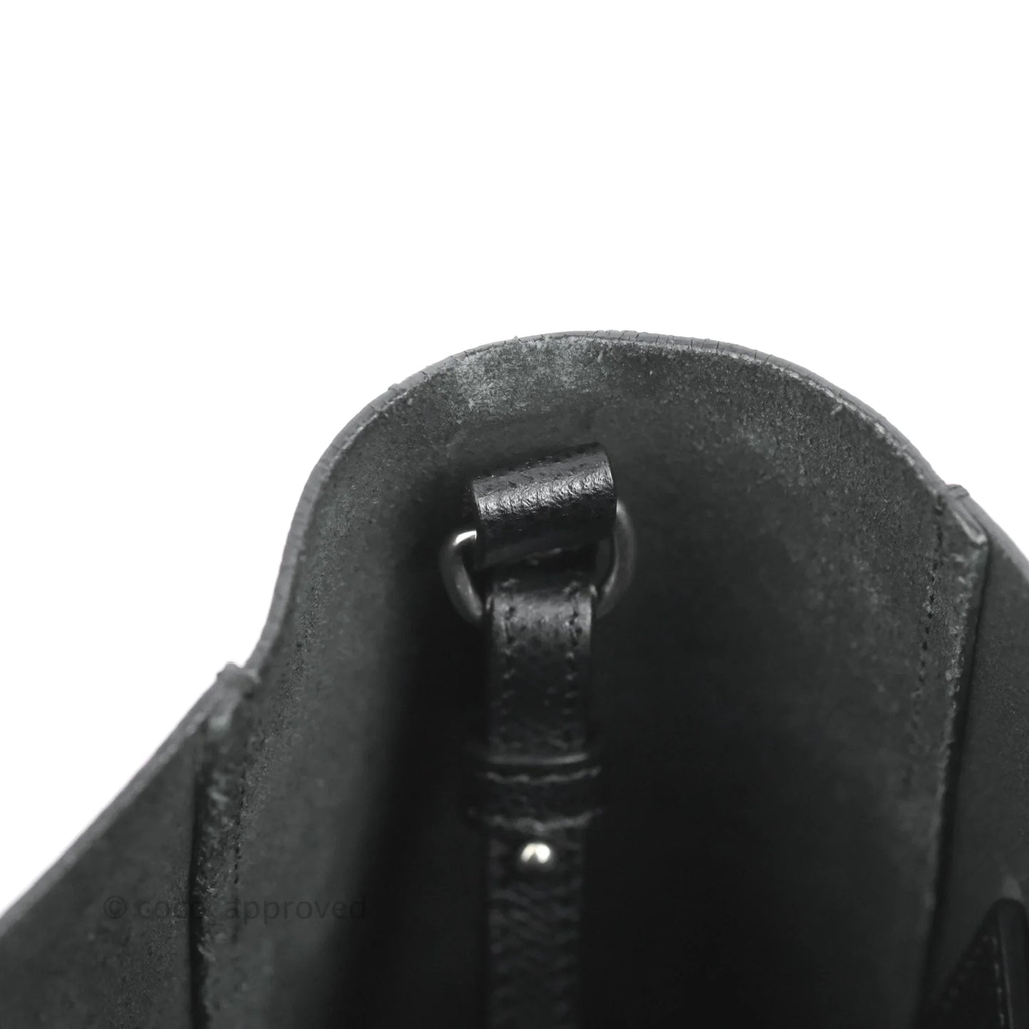 Celine Small Vertical Cabas Tote Black Grained Calfskin Silver Hardware