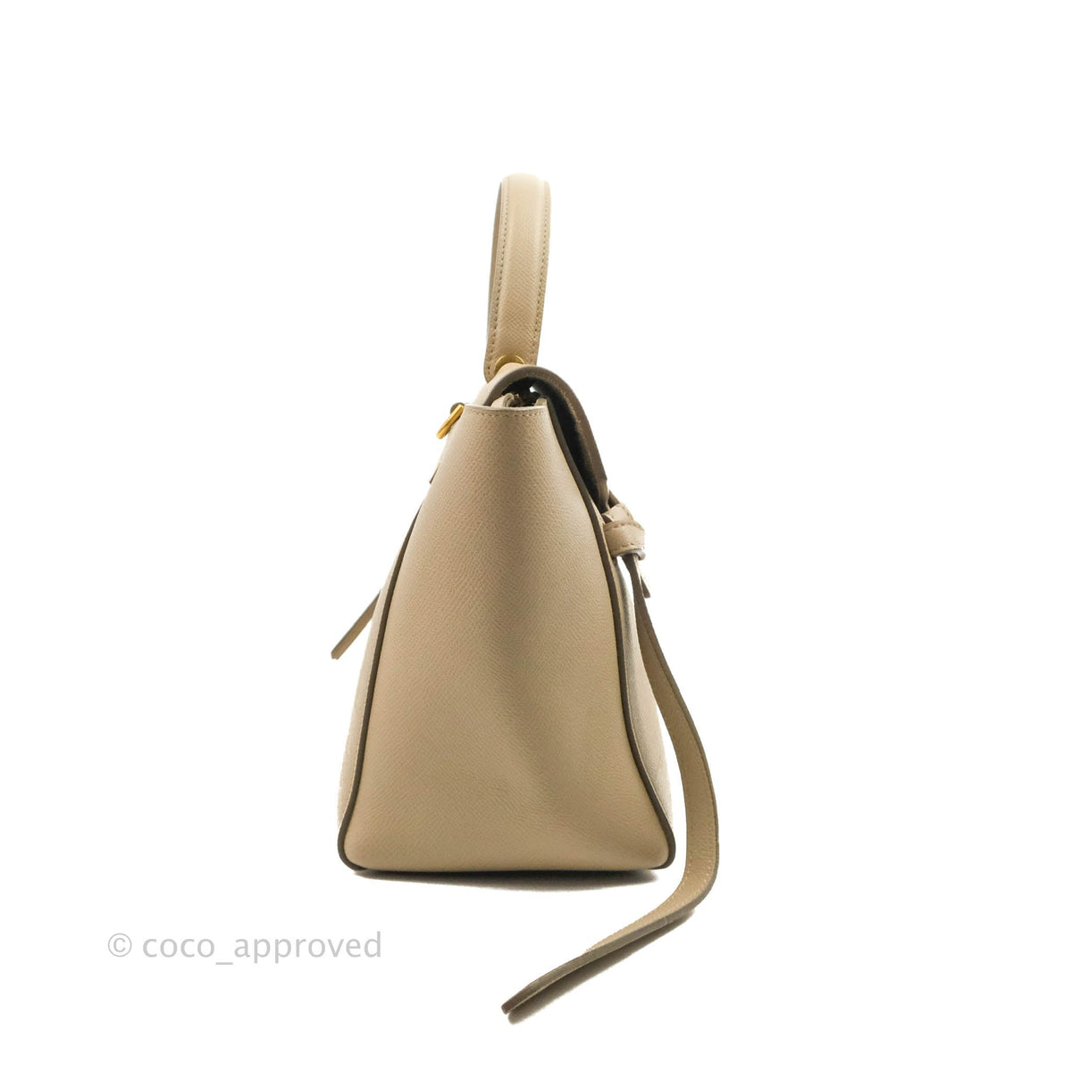 Celine Micro Belt Bag Light Taupe Grained Calfskin Gold Hardware