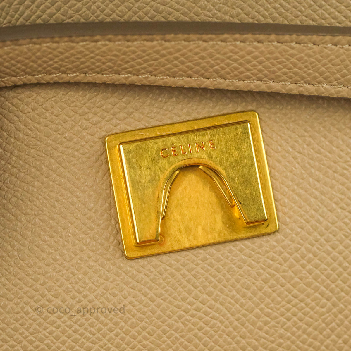 Celine Micro Belt Bag Light Taupe Grained Calfskin Gold Hardware