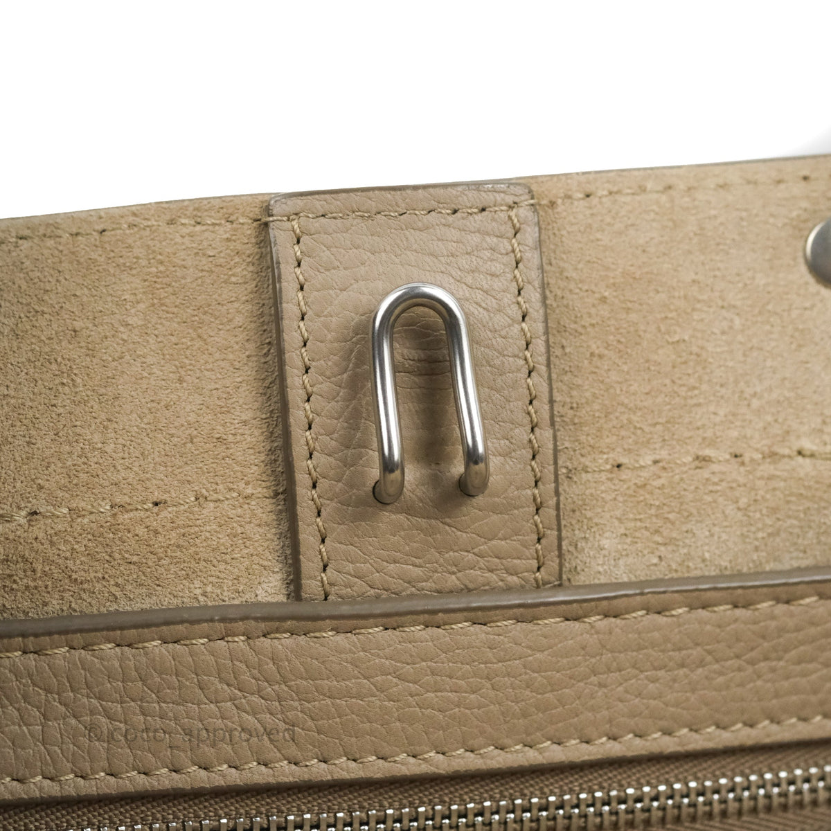 Celine Small Big Bag Light Taupe Supple Grained Leather Silver Hardware