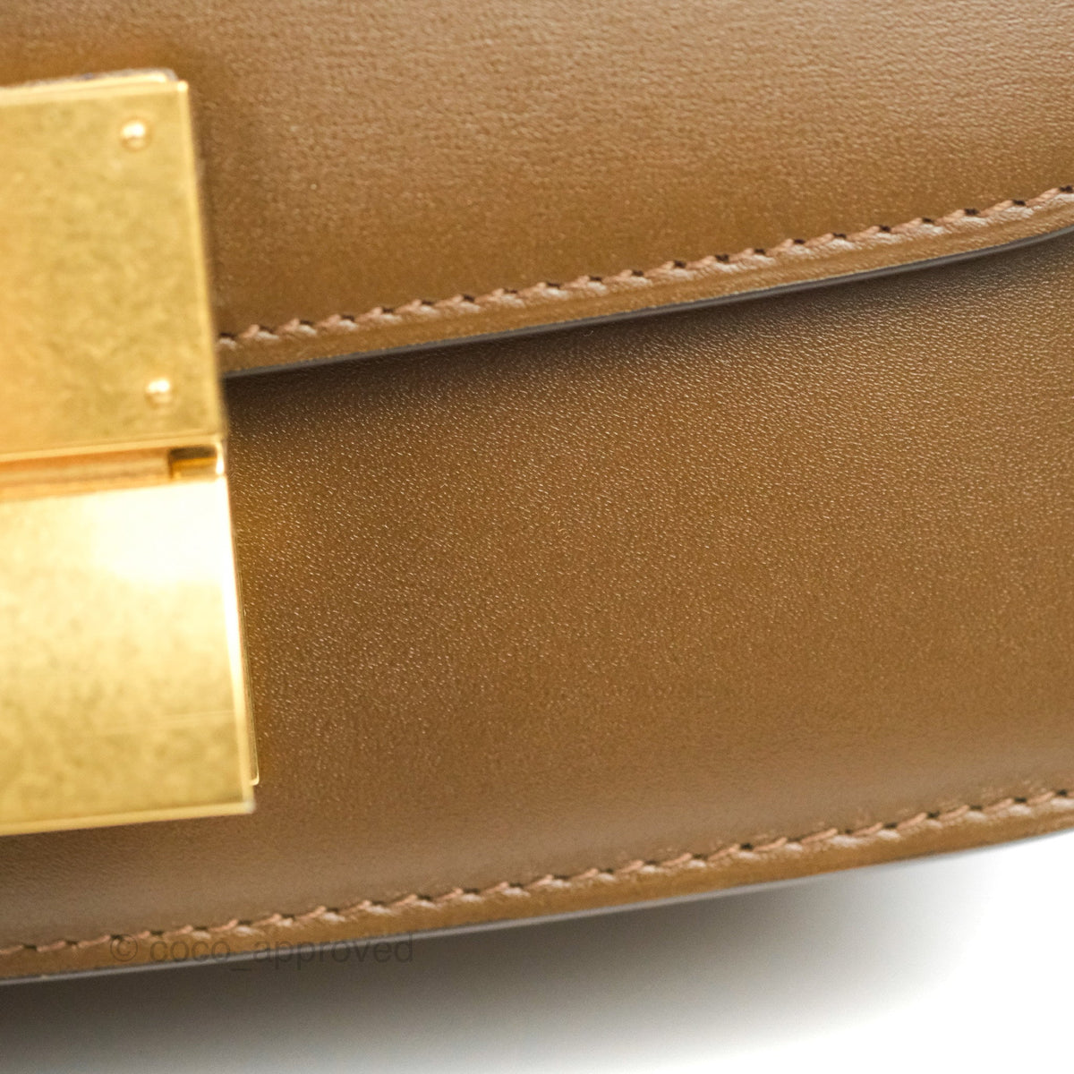 Celine Small Classic Box Flap Caramel Calfskin