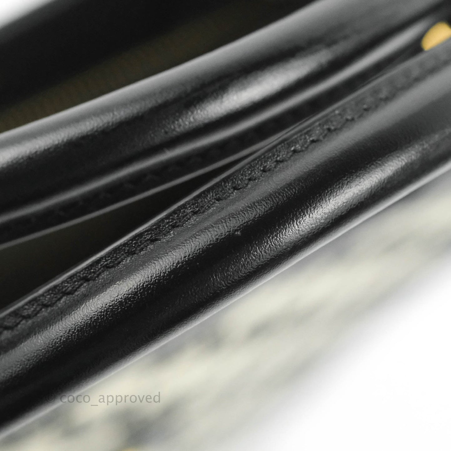 Celine Small Cabas Vertical Tote Triomphe Embroidery Black Textlie